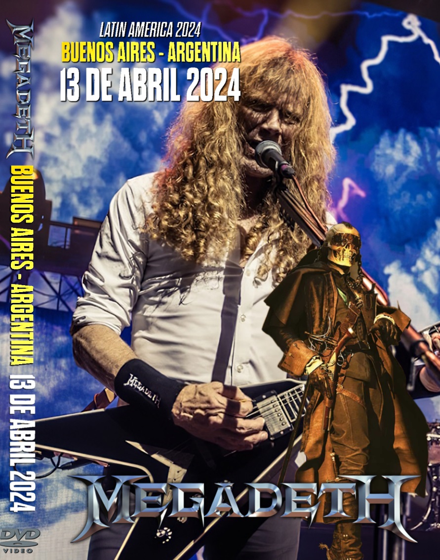 コレクターズDVD  Megadeth - Crush the World South American Tour 2024