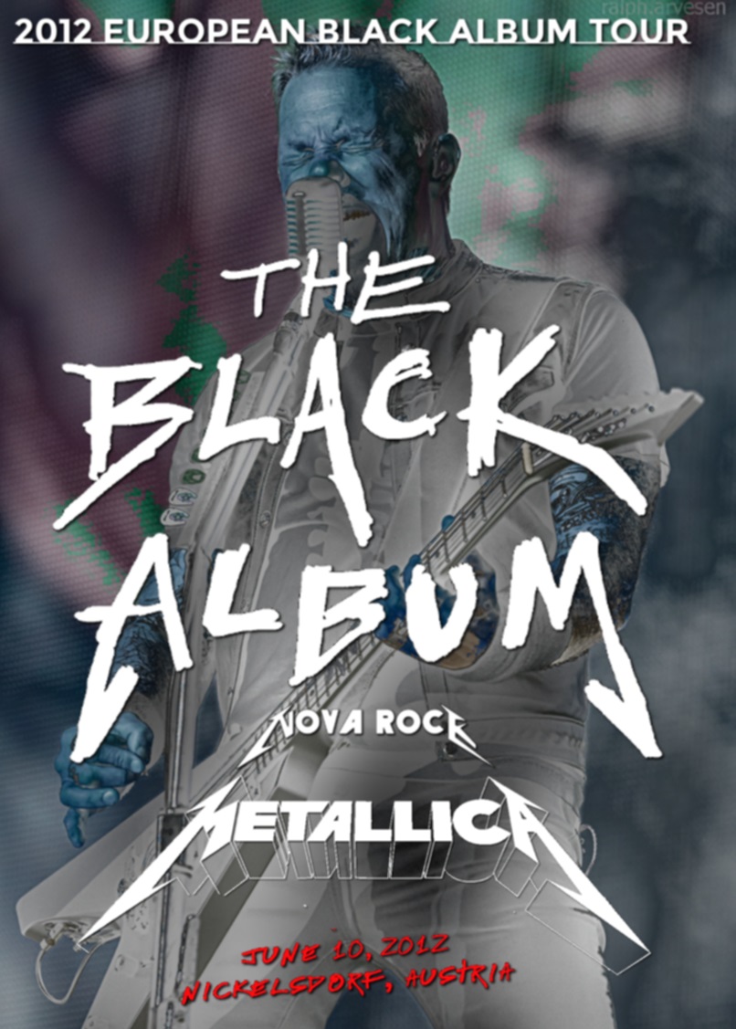 コレクターズDVD - Metallica - 2012 European Black Album Tour