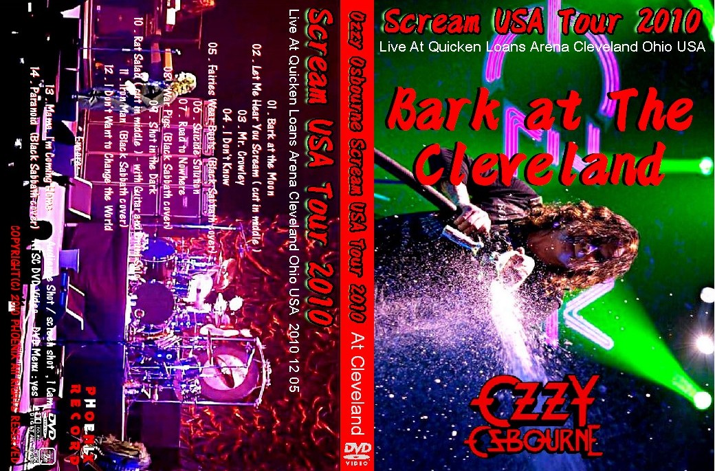 コレクターズCD　Ozzy Osbourne(ｗ/ガス・G（Gus G） Scream USA Tour 2010 Cleveland