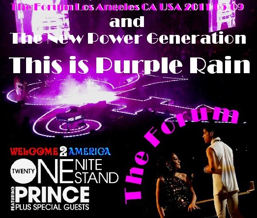 コレクターズCD　Prince(プリンス）2011年アメリカ　The Forum Los Angeles　2011.05.29