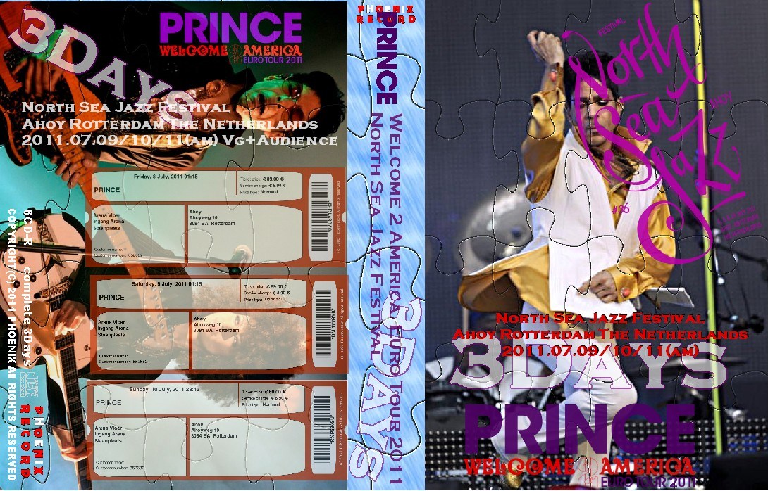 コレクターズCD プリンス(Prince)2011年ヨーロッパツアーNorth Sea Jazz Festival
