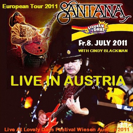 コレクターズCD SANTANA(サンタナ）2011年ヨーロッパツアー Austria