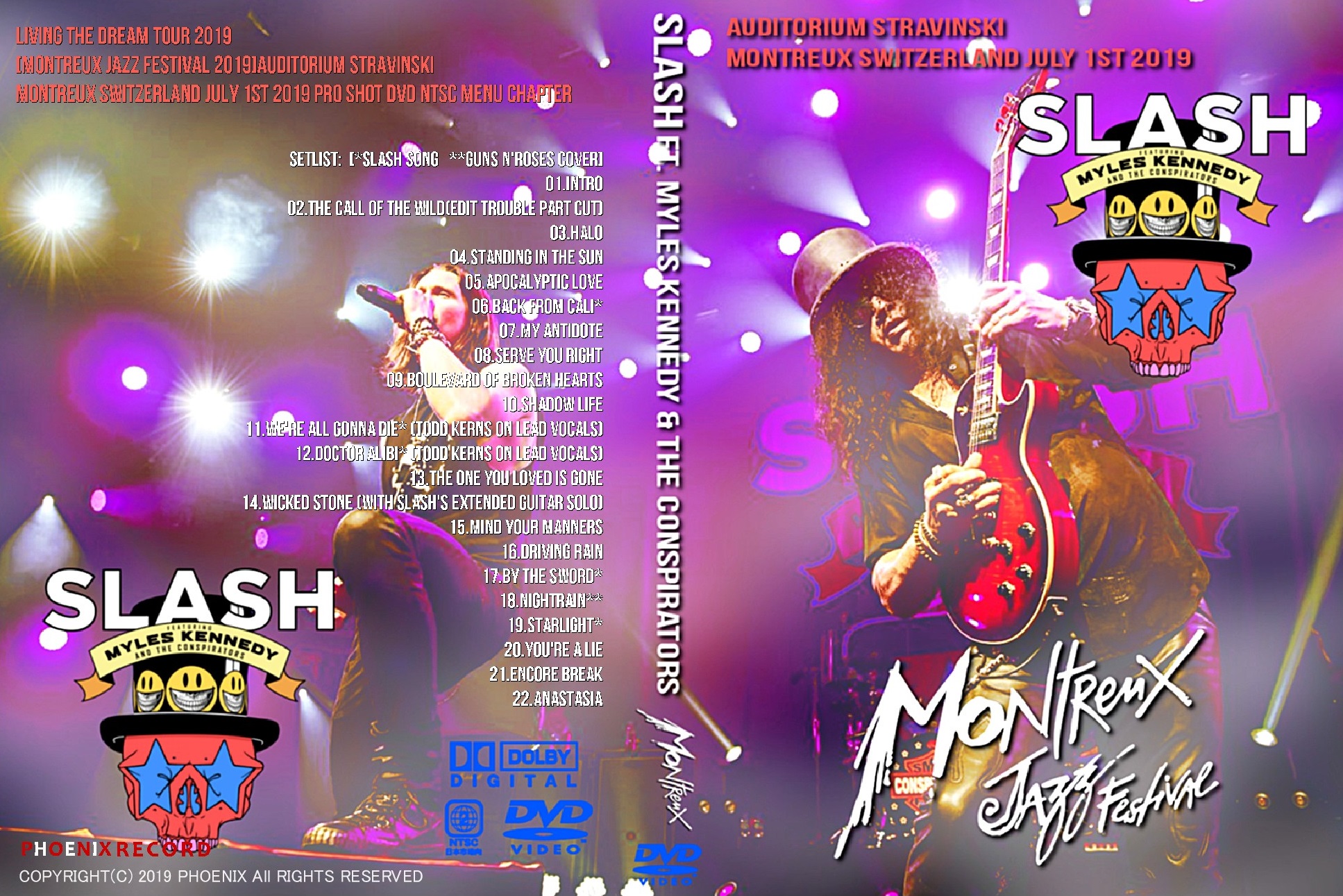 コレクターズDVD Slash ft. Myles Kennedy & the Conspirators Montreux Jazz Festival 2019