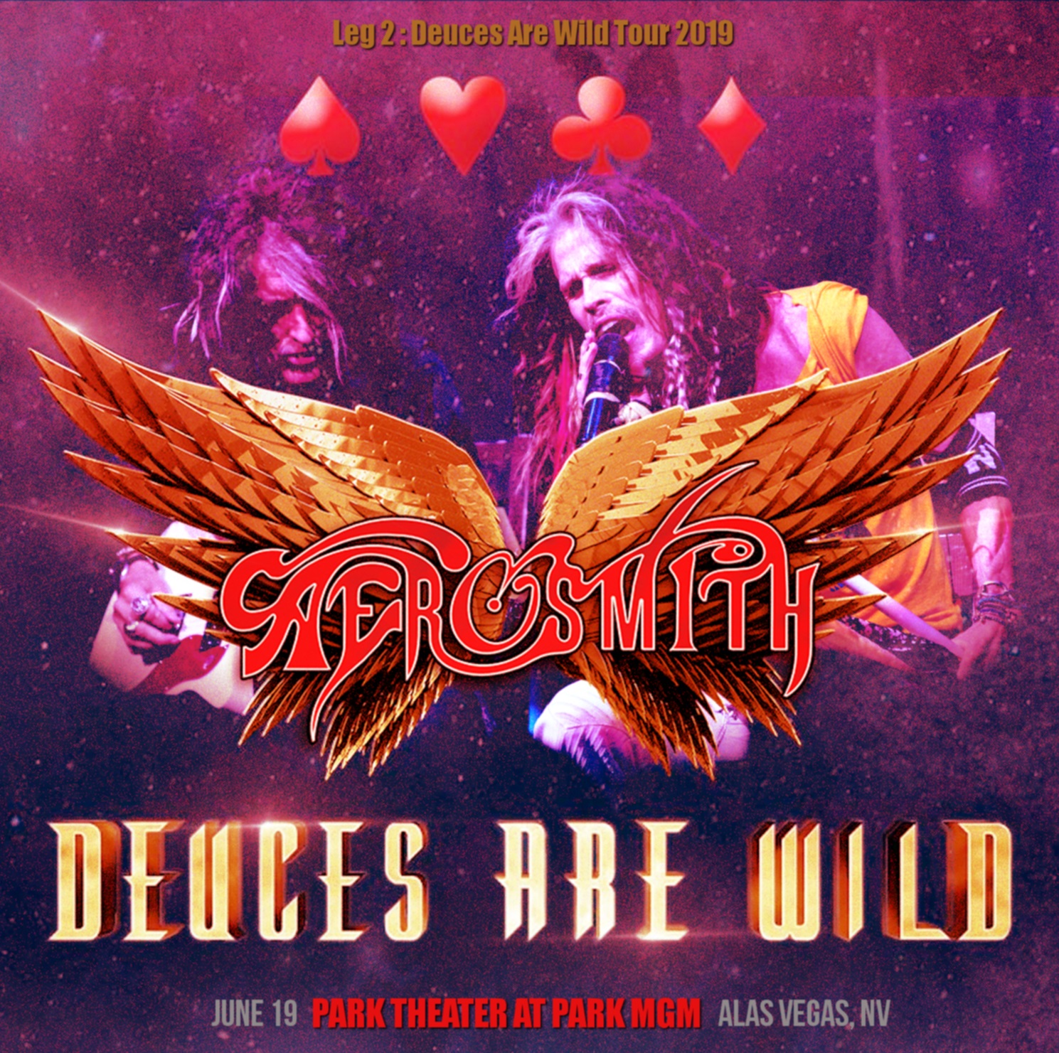 コレクターズCD　Aerosmith - Deuces Are Wild Tour 2019