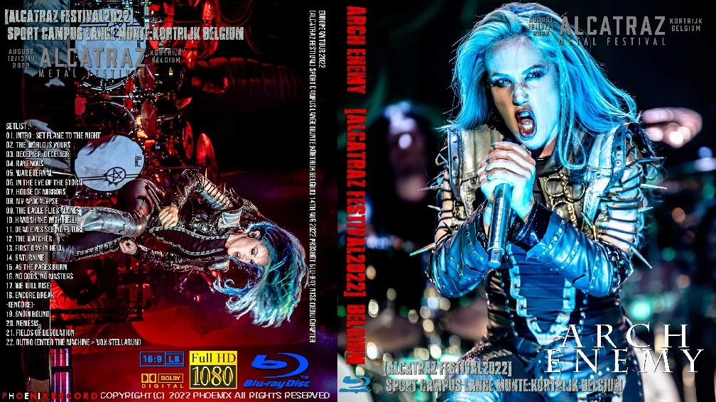 コレクターズBlu-ray  Arch Enemy - Alcatraz Festival 2022