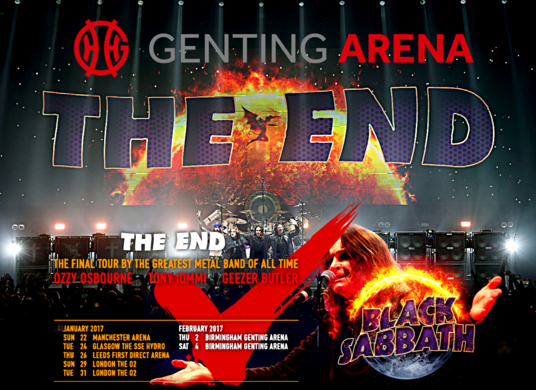 コレクターズCD ブッラク サバス　2017年 The End Tour