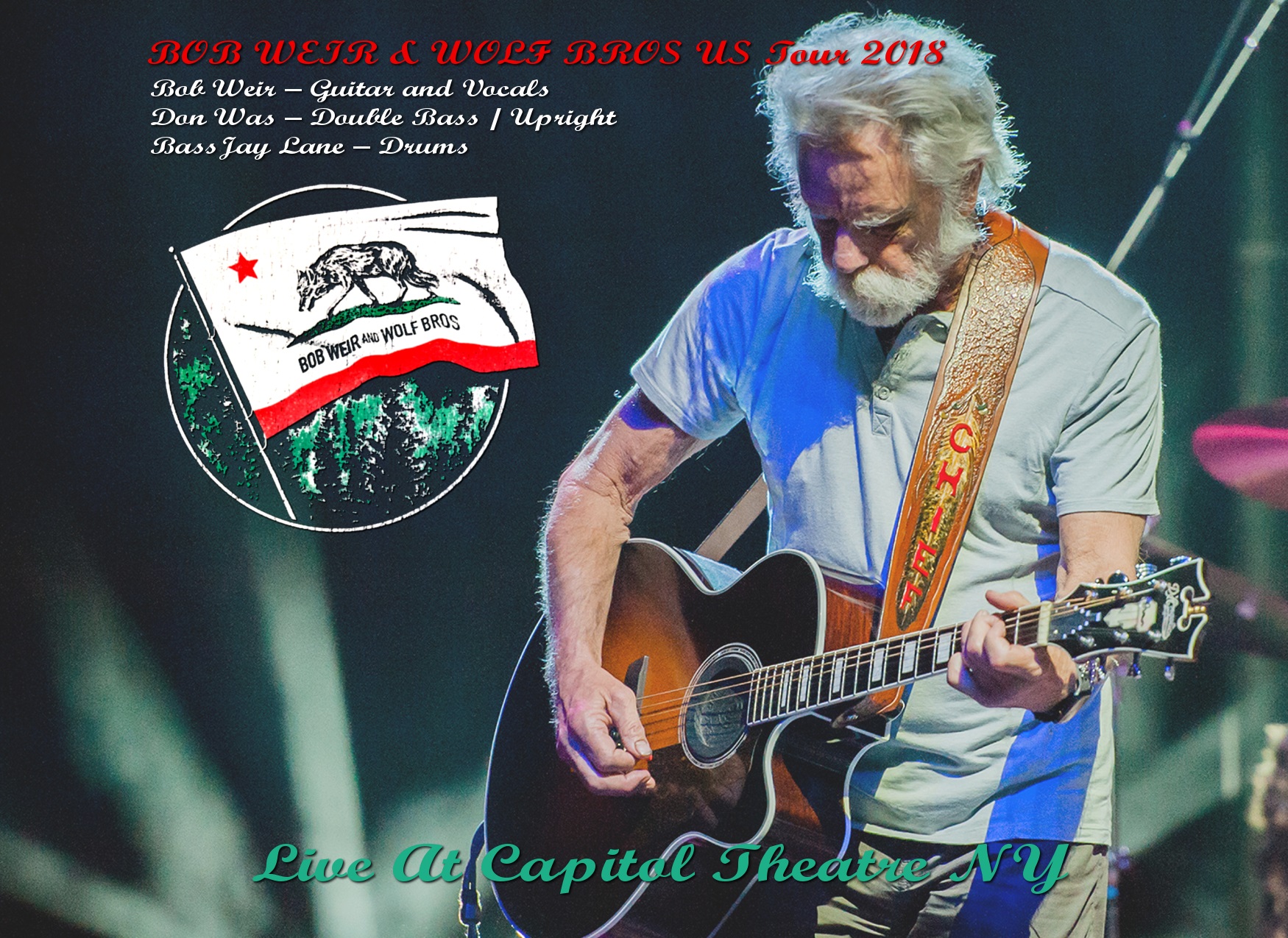 コレクターズCD BOB WEIR & WOLF BROS US Tour 2018