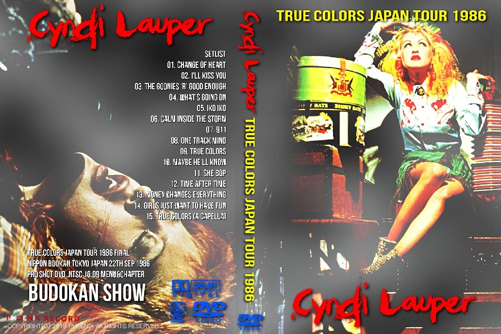 コレクターズDVD シンディーローパー　1986年日本公演