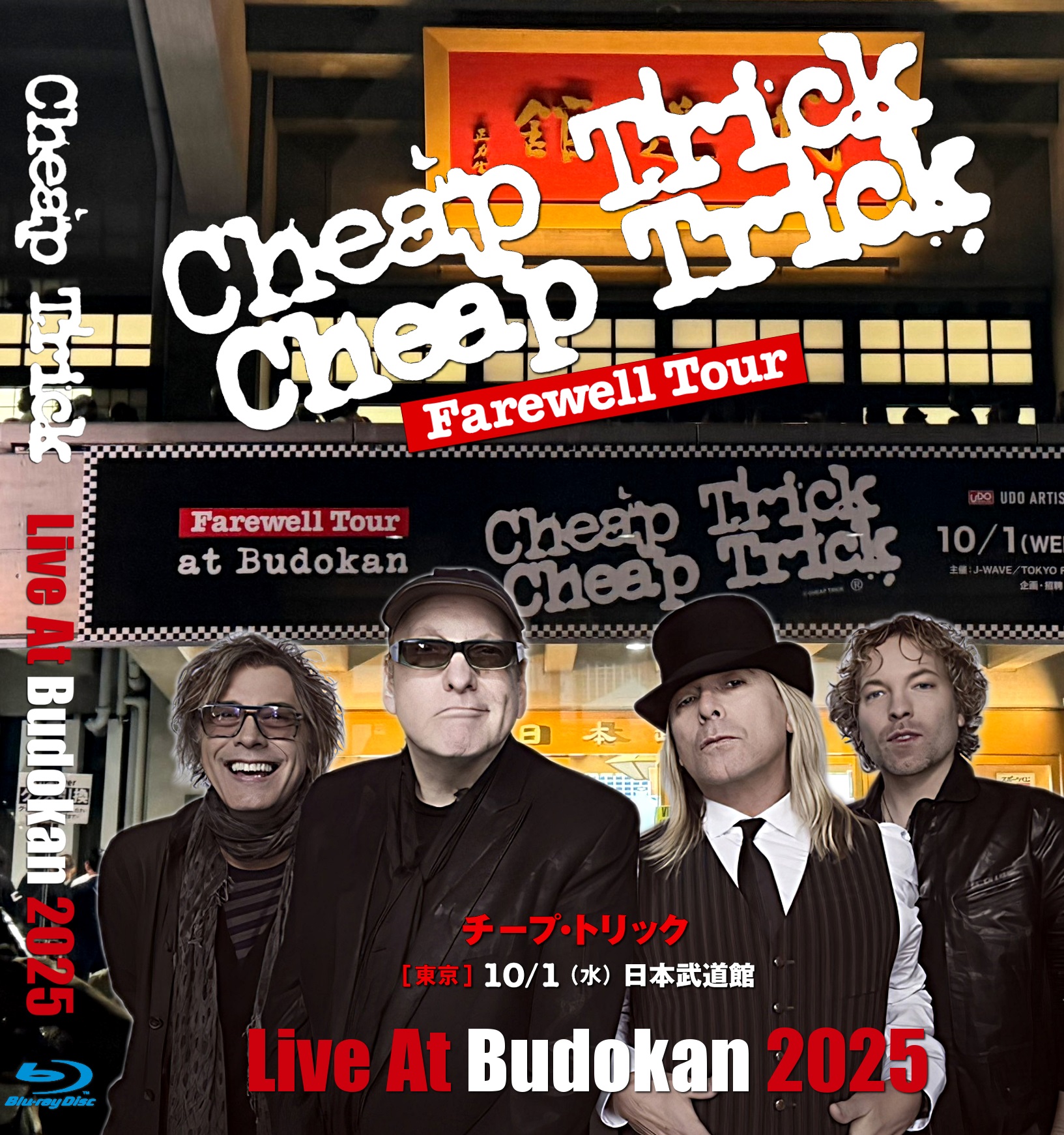 コレクターズBlu-ray  Cheap Trick - Farewell Japan Tour2025