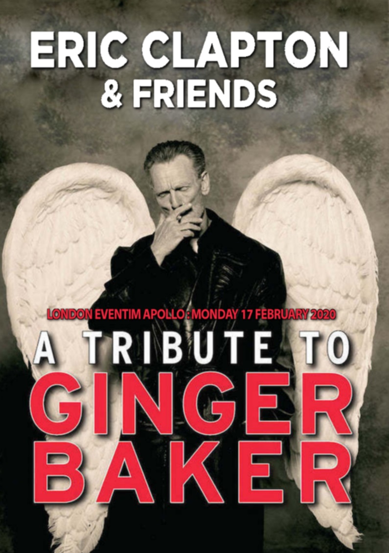 コレクターズDVD Eric Clapton&Friends - A Tribute To Ginger Baker 2020