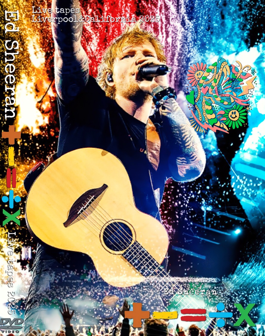 コレクターズDVD  Ed Sheeran - Live tapes Liverpool&California 2025