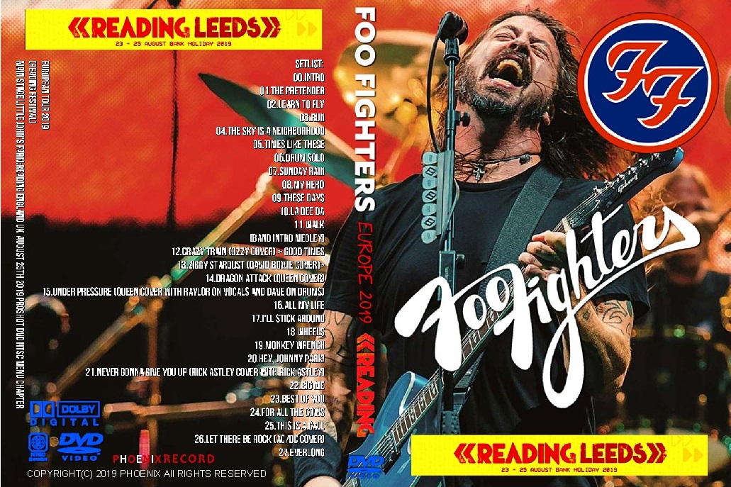 コレクターズDVD　Foo Fighters - European Tour 2019