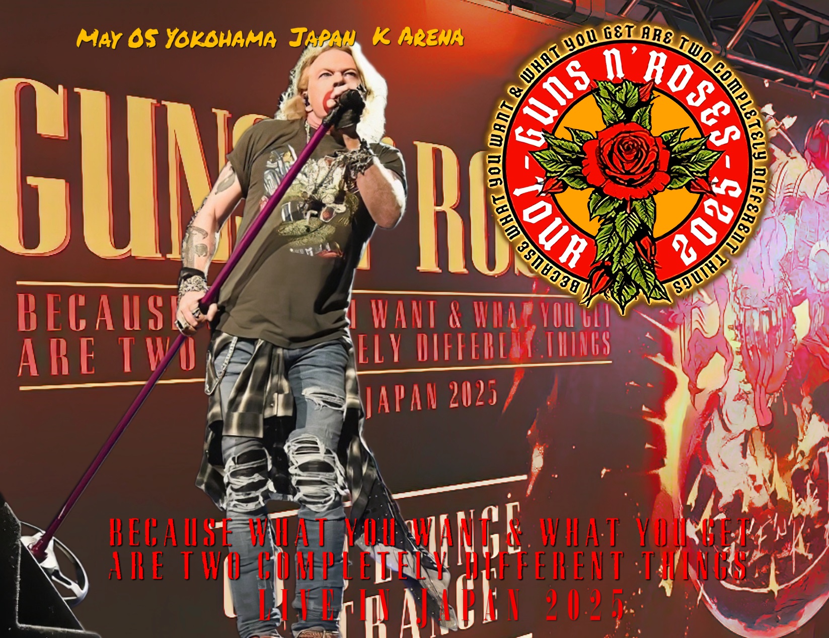 コレクターズCD Guns N’Roses 2025年日本公演