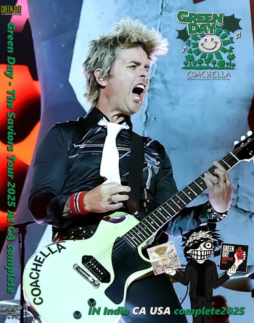 コレクターズDVD  Green Day - The Saviors Tour 2025 Coachella Fes complete