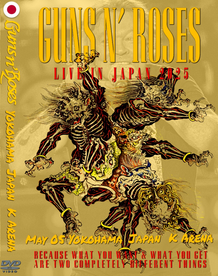 コレクターズDVD  Guns N’ Roses 2025年日本公演