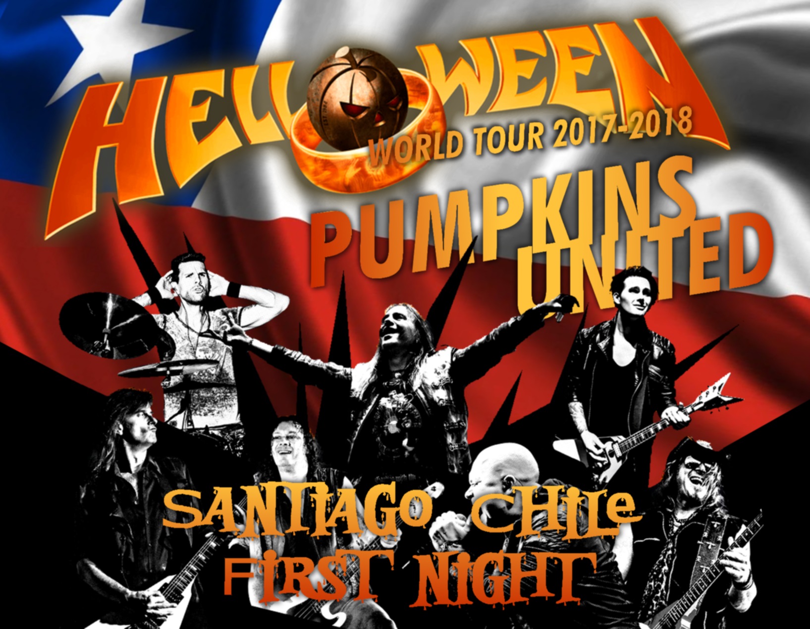 コレクターズCD　ハロウィン　2017年ワールドツアー11月3日チリ