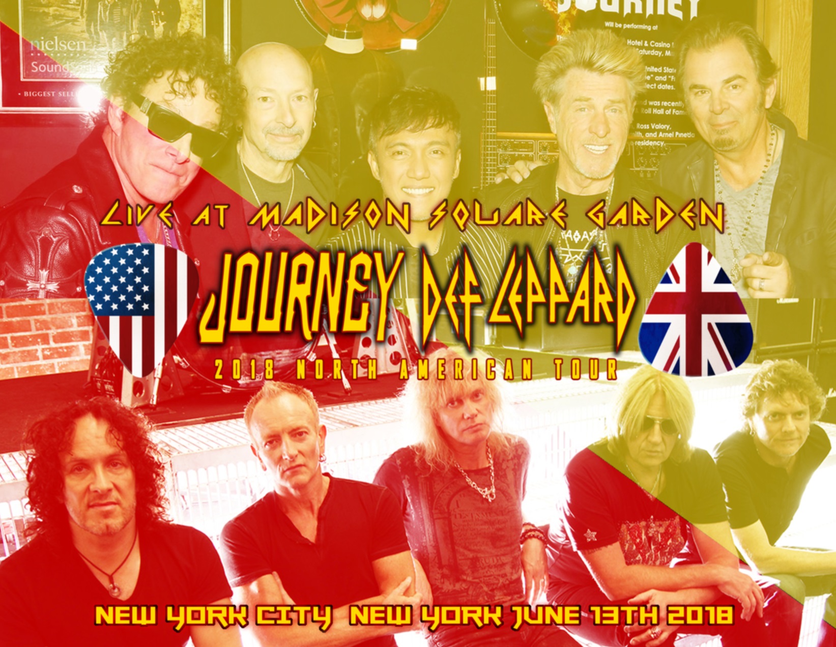コレクターズCD　Journey & Def Leppard- North American Tour Tour 2018