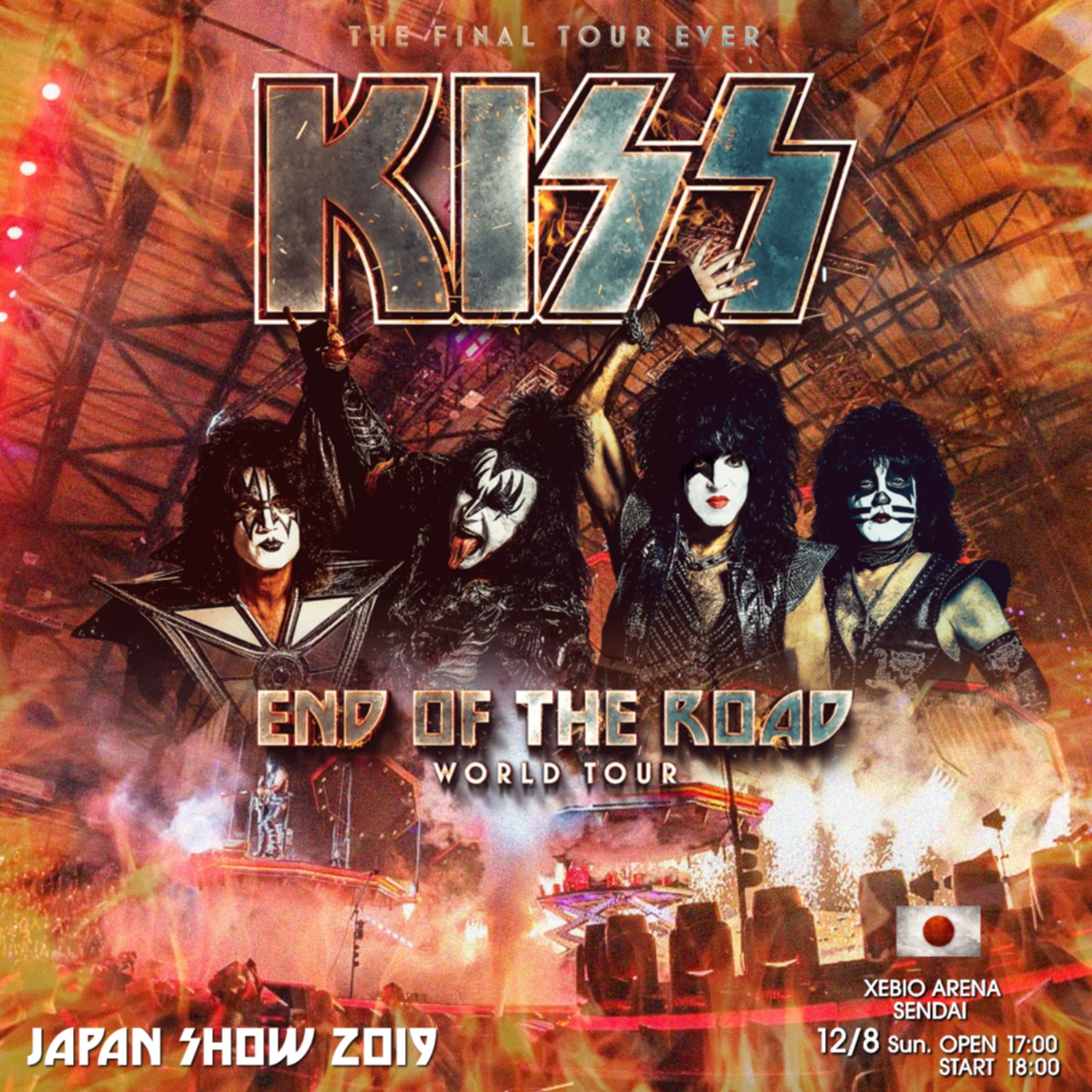 コレクターズCD　Kiss - End of the Road Japan Tour 2019