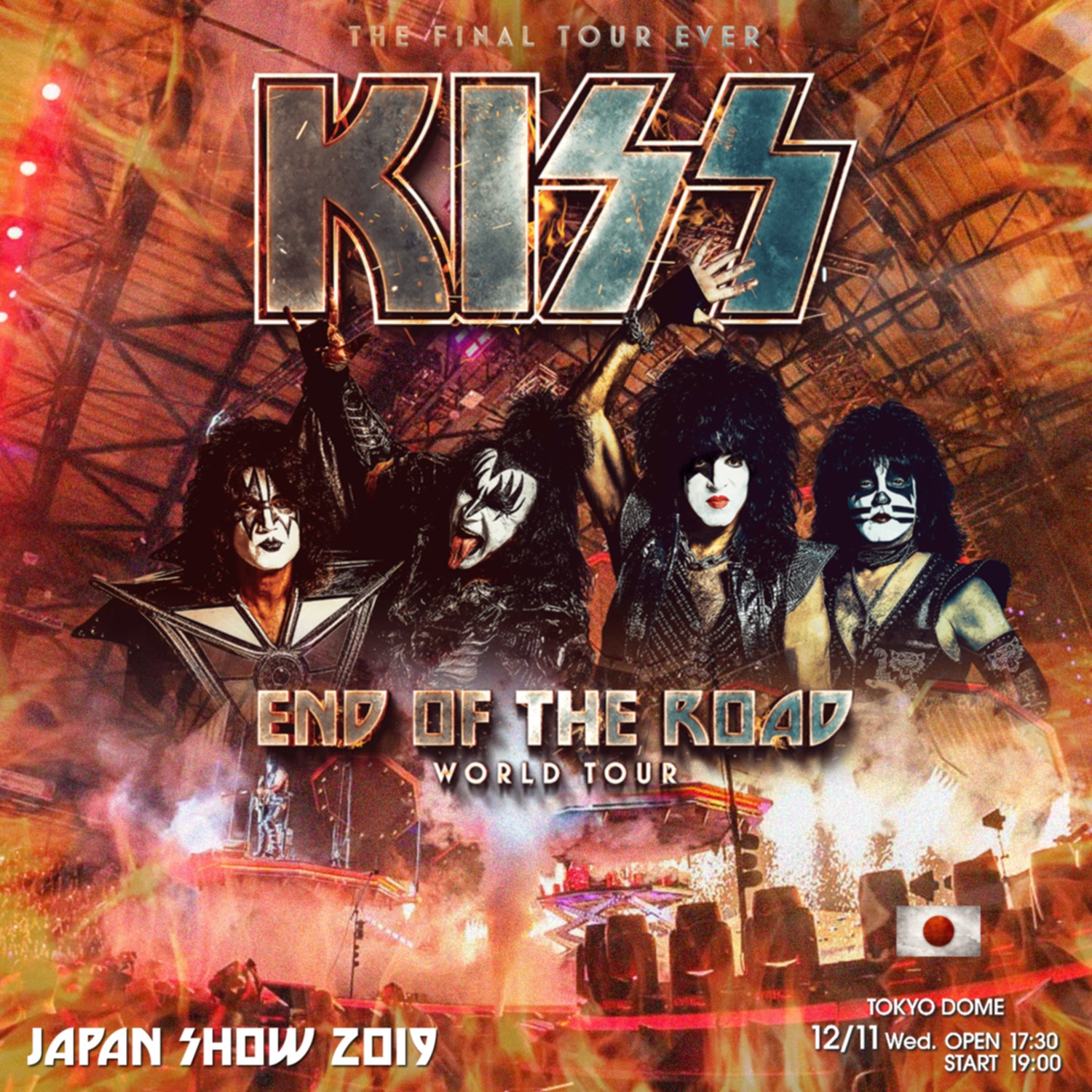 コレクターズCD　Kiss - End of the Road Japan Tour 2019