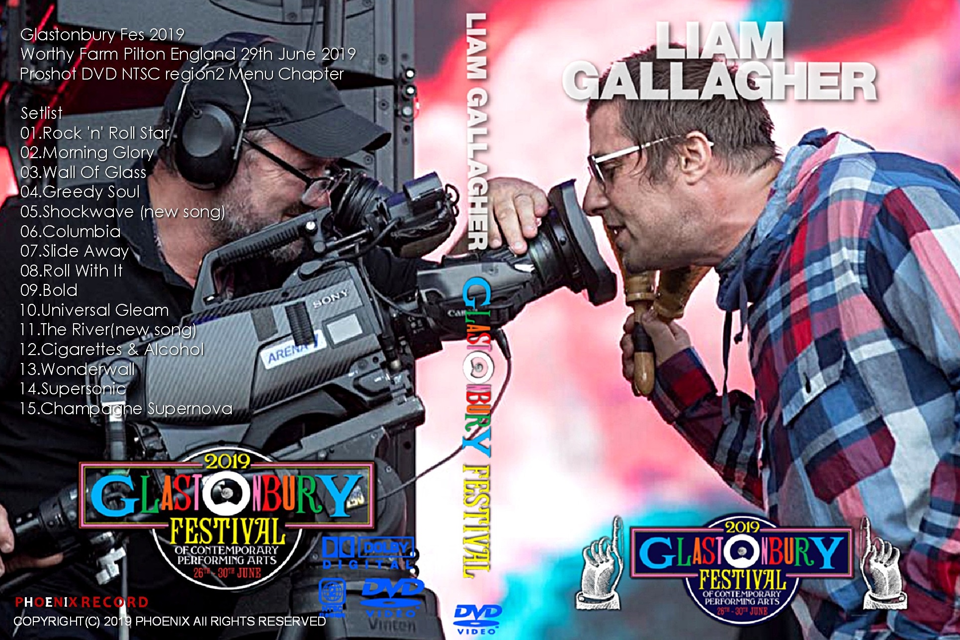 コレクターズDVD Liam Gallagher - Glastonbury Fes 2019