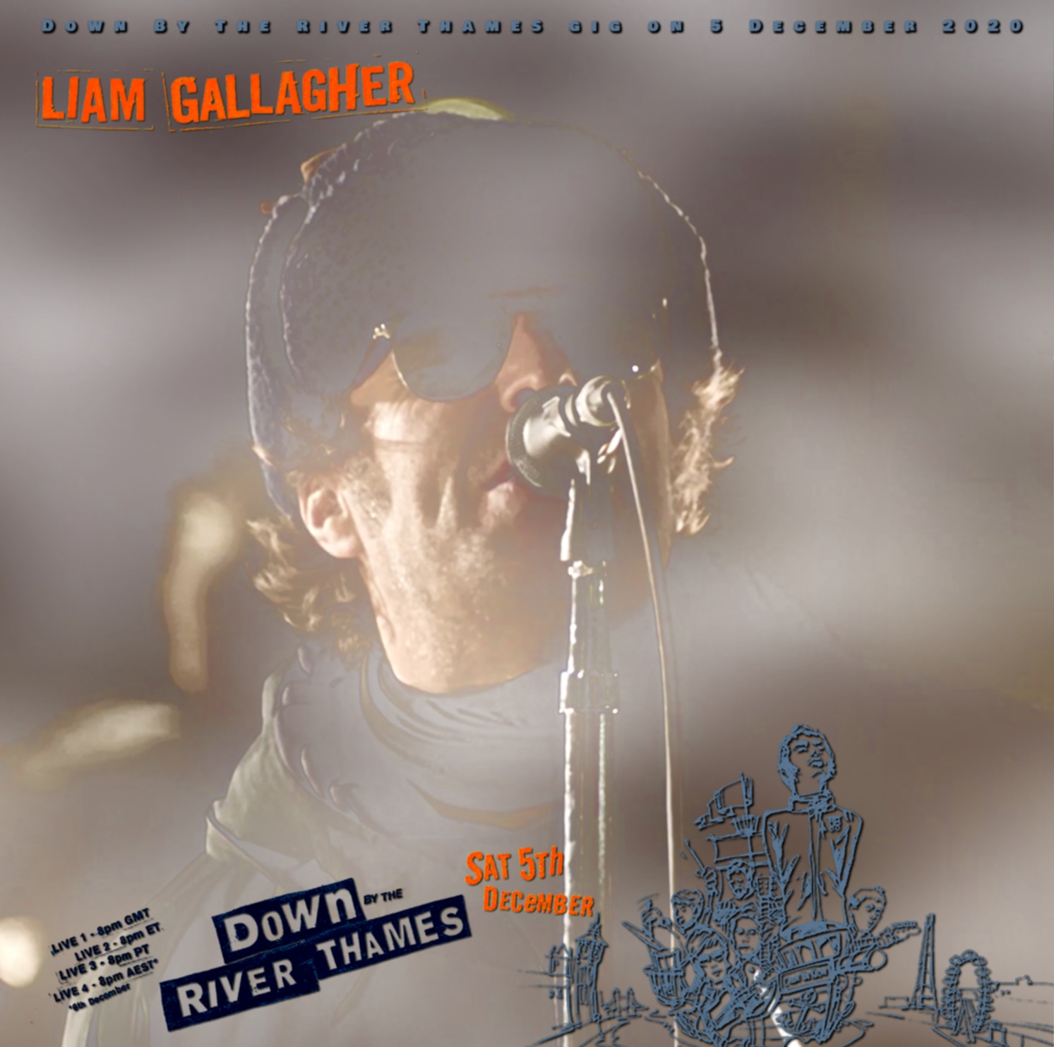 コレクターズCD　Liam Gallagher's Down By The River Thames gig on 2020