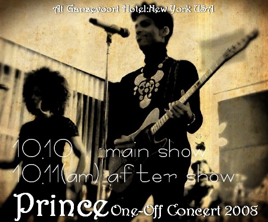 コレクターズCD Prince(プリンス）One-Off Concert 2008  New York