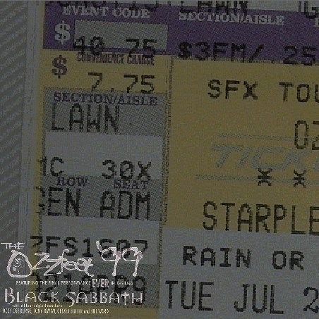 w/Ozzy Osbourne Ozzfest 1999/ Noblesville, Indiana1999.6.29
