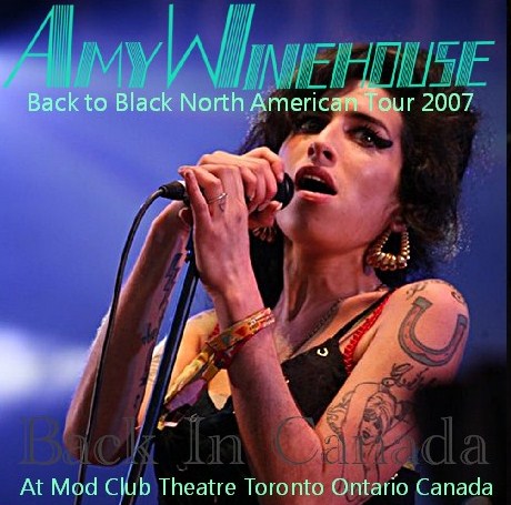 コレクターズCD　エイミー・ワインハウス（Amy Winehouse)2007年北米公演　カナダ