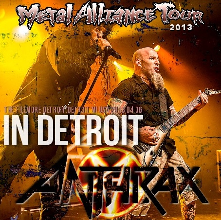 コレクターズCD アンスラックス（Anthrax）2013年アメリカツアー