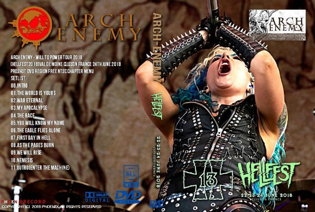 コレクターズDVD　Arch Enemy - Will To Power Tour 2018