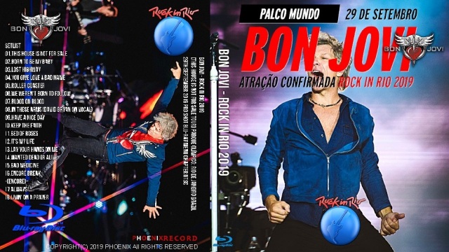 コレクターズBlu-ray　Bon Jovi - Rock in Rio 2019