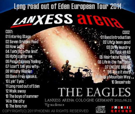 コレクターズCD　EAGLES（イーグルス2011年ヨーロッパツアー）GERMANY