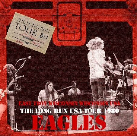 【貴重】EAGLES ライブポスター モノクロ コレクターズCD Eagles（イーグルス1980年アメリカ公演)The Long
