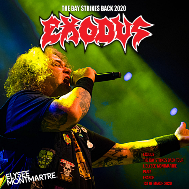 コレクターズCD　Exodus - The Bay Strikes Back Tour 2020