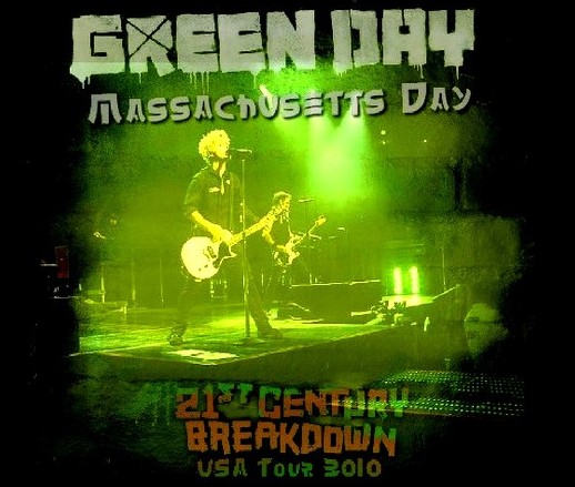 コレクターズCD　グリーン・デイ (Green Day) 2010年アメリカツアー/Massachusetts