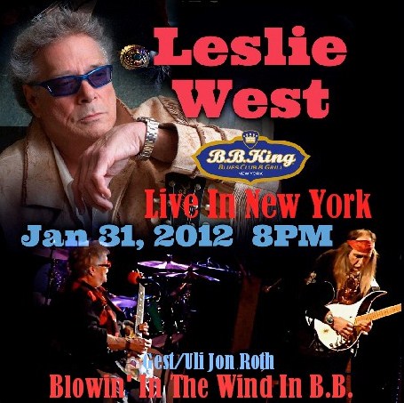 コレクターズCD　Leslie West（レスリー・ウエスト）2012年　アメリカツアー　NY