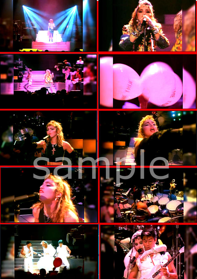 マドンナ ザ・ヴァージン・ツアー ライブ MADONNA Laserdisc The Virgin Tour Live Concert JAPAN LD OBI