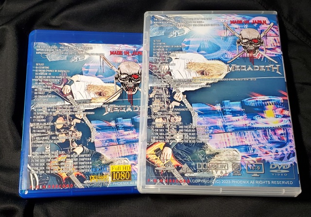 コレクターズBlu-ray  Megadeth - The Sick, The Dying... And The Dead! Japan Tour 2023