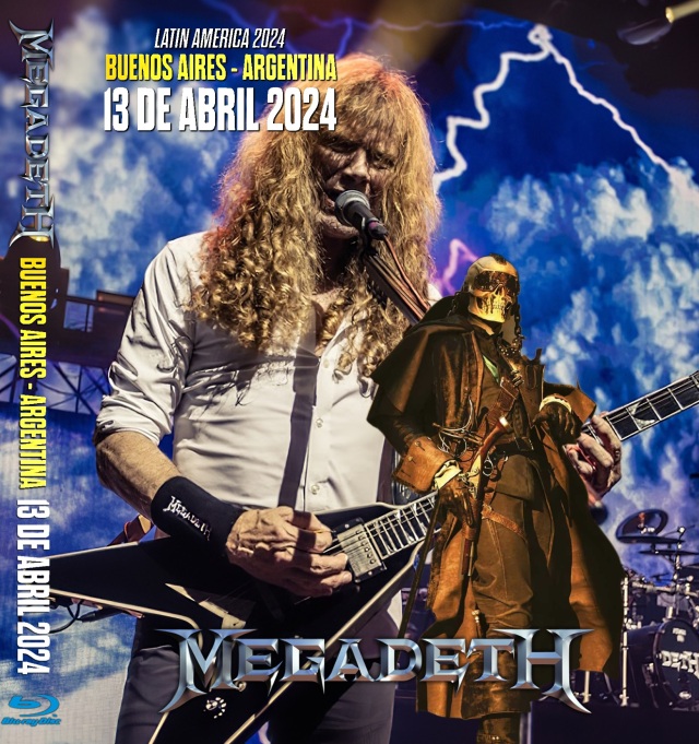 コレクターズBLu-ray  Megadeth - Crush the World South American Tour 2024
