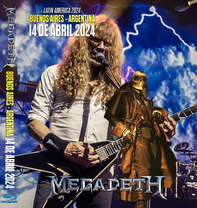 コレクターズBlu-ray  Megadeth - Crush the World South American Tour 2024