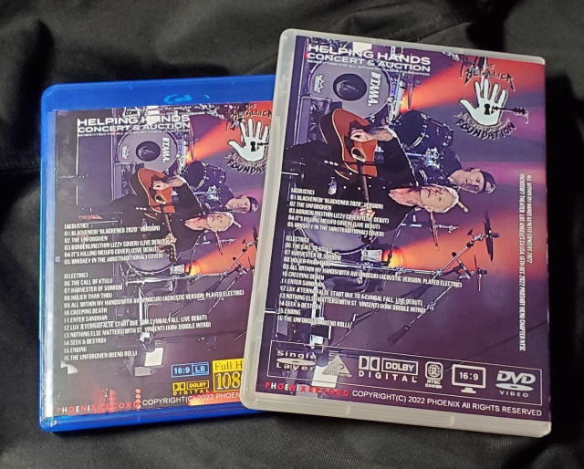 コレクターズBlu-ray Metallica at All Within My Hands Benefit Concert 2022