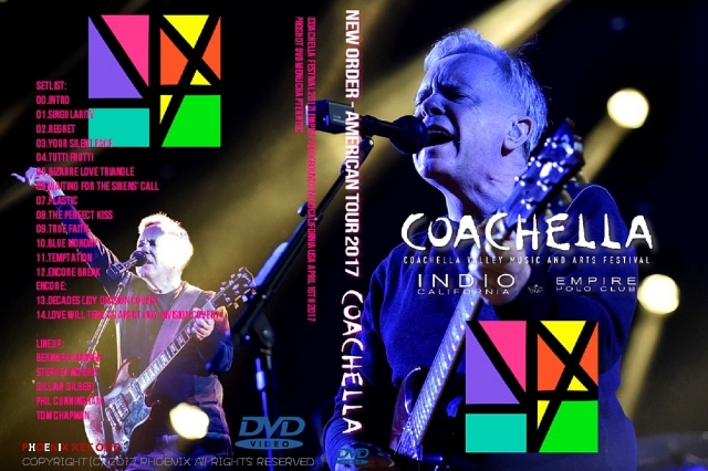 コレクターズDVD ニューオーダー2017年アメリカンツアー[Coachella Festival 2017]