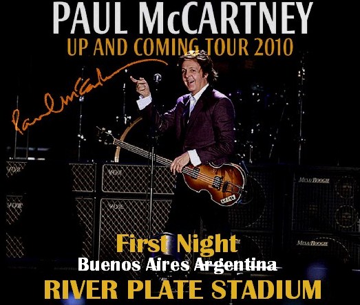 コレクターズCD ポール・マッカートニー（Paul McCartney)2010年南米ツアー アルゼンチン初日