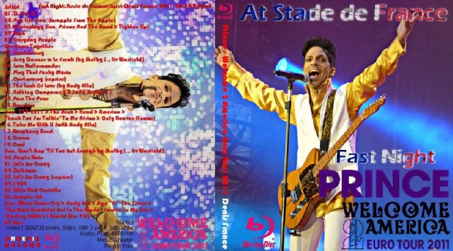 コレクターズBluray 　Prince (プリンス）Euro Tour 2011