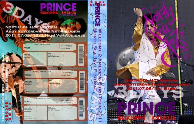 コレクターズCD プリンス(Prince)2011年ヨーロッパツアーNorth Sea Jazz Festival
