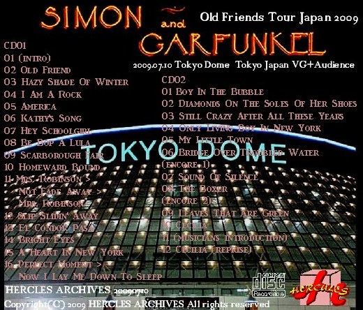 コレクターズCD Simon＆Garfunkel（サイモン＆ガーファンクル2009年