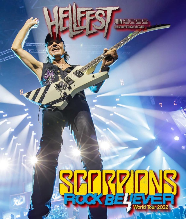 コレクターズBlu-ray  Scorpions - Hellfest 2022