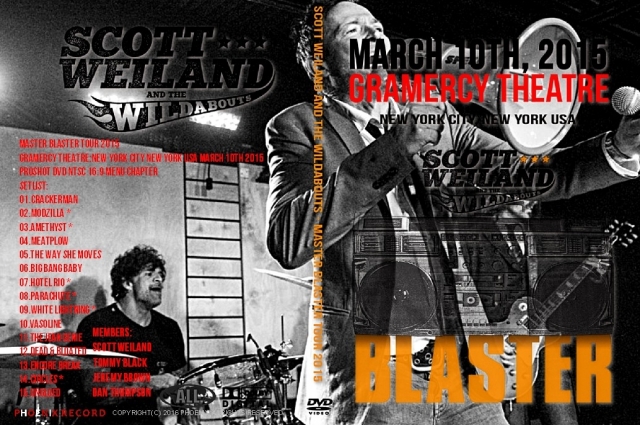 コレクターズDVD 　スコット・ウェイランド 2015年アメリカンツアー