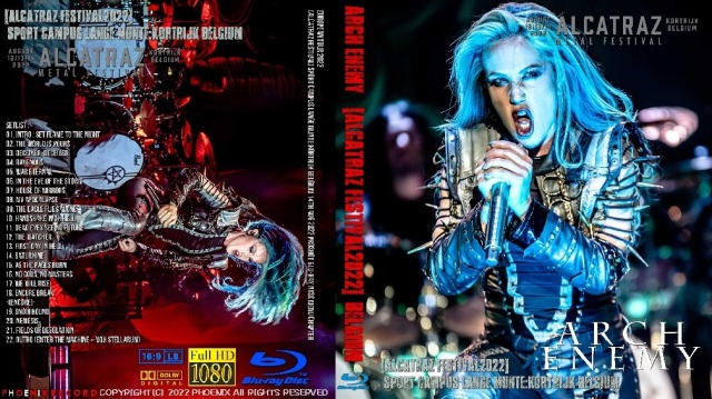 コレクターズBlu-ray  Arch Enemy - Alcatraz Festival 2022