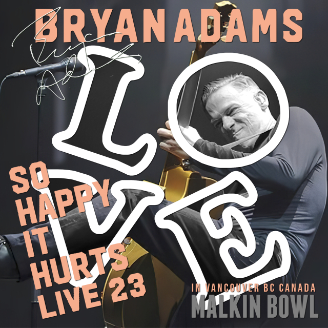 コレクターズCD　Bryan Adams - So Happy It Hurts Tour 2023